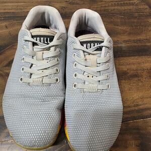 NOBULL Trainer Grey Knit Mesh CrossFit Shoes – Gradient Sole Men 5 Women 6.5